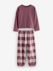 Green/Purple Woven Joggers Pyjamas 3 Pack (3-16yrs) - Image 6 of 12