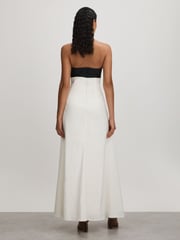 Anna Quan Linen-Jersey Strapless Maxi Dress - Image 4 of 5