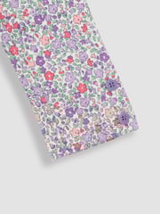 JoJo Maman Bébé Lilac Purple Ditsy Floral 2-Pack Leggings - Image 6 of 7