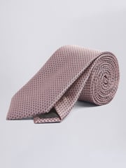 MOSS Pink Textured Tie - Image 1 of 2