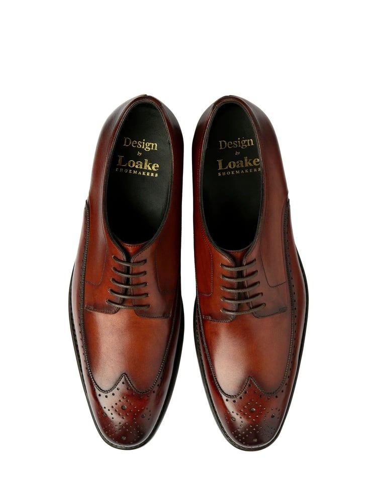 Loake Derby Brogue Shoes - Image 3 of 3 Loake Derby Brogue Shoes - Image 3 of 3