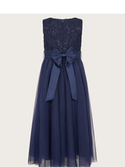 Monsoon Blue Cindy Rosette Dress - Image 2 of 2
