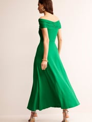 Boden Green Petite Bardot Jersey Maxi Dress - Image 3 of 5
