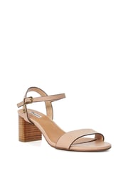 Dune London Pink Wide Fit Jelly Two Part Block Heel Sandals - Image 4 of 6
