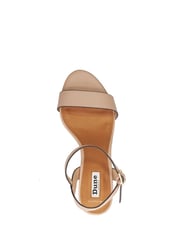 Dune London Pink Wide Fit Jelly Two Part Block Heel Sandals - Image 6 of 6