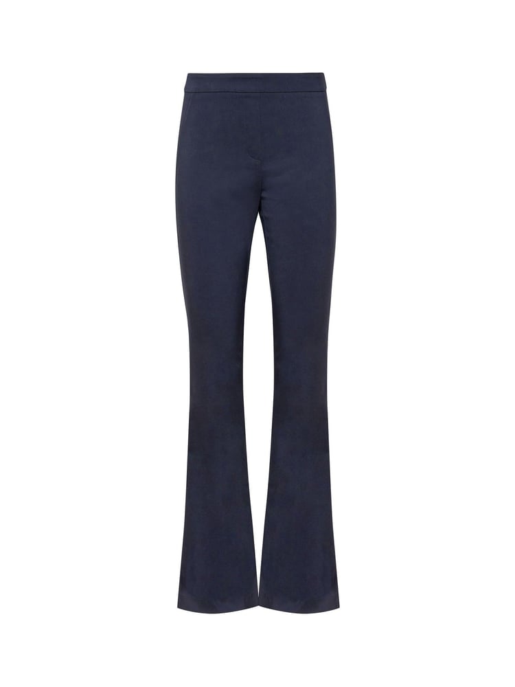 Long Tall Sally Blue Bi-Stretch Bootcut Trousers - Image 3 of 3