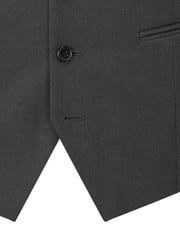 Skopes Dark Grey Madrid Regular Fit Suit Waistcoat - Image 4 of 4