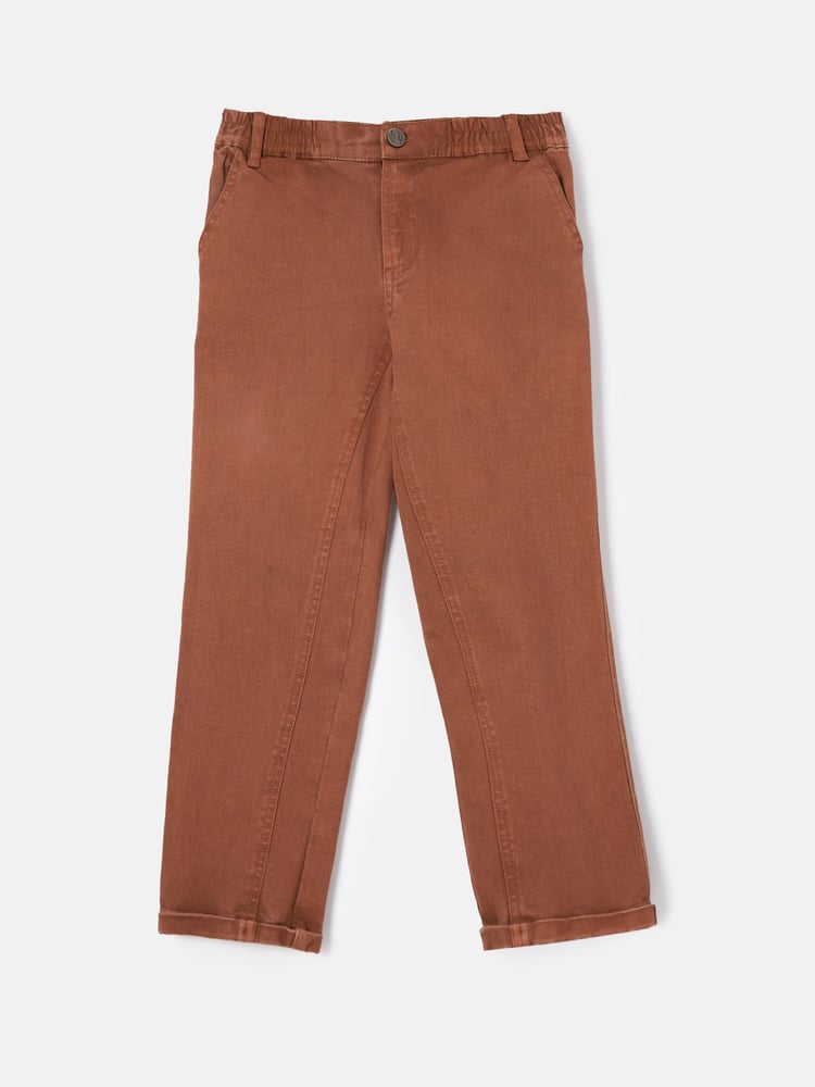 Angel & Rocket White Oscar Smart Washed Chino Trousers - Image 2 of 4