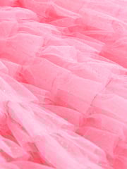 Bright Pink Sparkle Ruffle Mesh Dress (3mths-8yrs) - Image 10 of 10