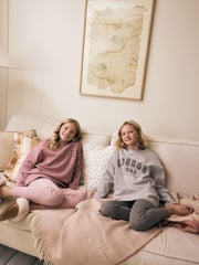 Pink/Grey Collegiate Legging Pyjamas 2 Pack (3-16yrs) - Image 3 of 11