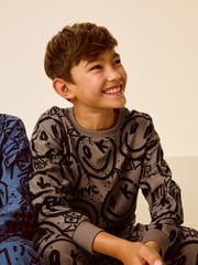 Blue/Green/Neutral Character 3 Pack Long Sleeve Pyjamas (3-16yrs) - Image 4 of 14