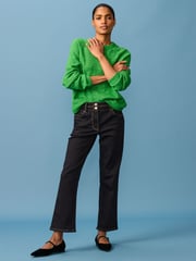 Inky Slim Flared Lift And Shape Bootcut Jeans - Image 1 of 4