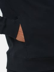 Schwarz - Gym + Coffee – Chill – Sweatshirt für Herren mit Viertelreißverschluss - Bild 6 von 6