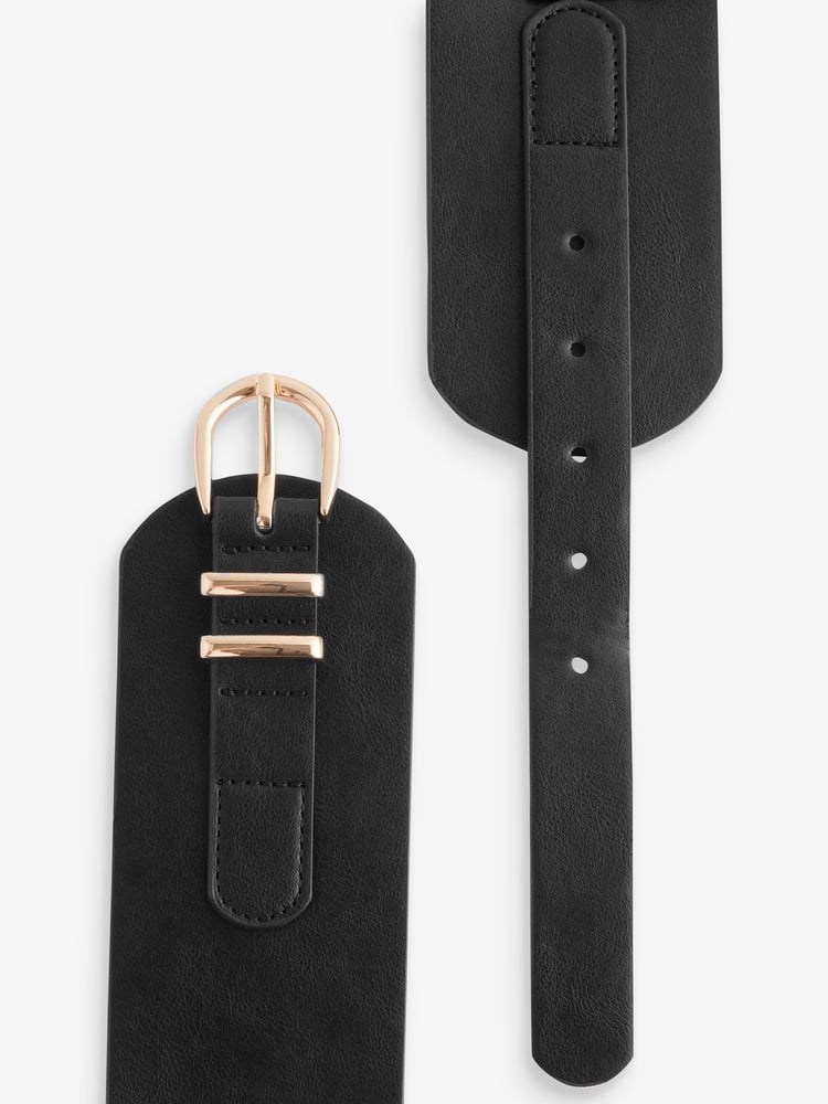 Black PU Corset Belt - Image 4 of 4