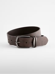 Brown Distressed Faux Leather Belt - Image 2 of 3