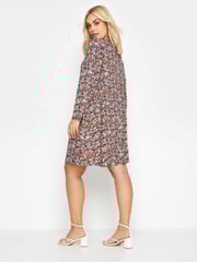 Yours Curve Red Ditsy Floral Mini Dress - Image 3 of 4