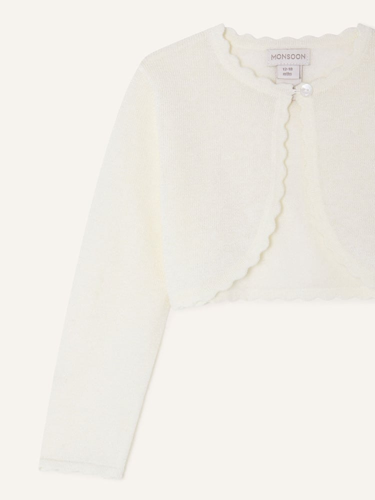 Monsoon Natural Baby Niamh Cardigan - Image 3 of 3