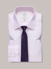 Hawes & Curtis Slim Pink  Non-Iron Pique 100% Cotton Shirt - Image 2 of 3