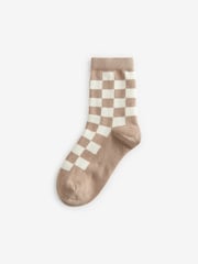 Neutral Bears Print Rich Socks 5 Pack - Image 3 of 6