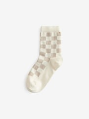 Neutral Bears Print Rich Socks 5 Pack - Image 5 of 6