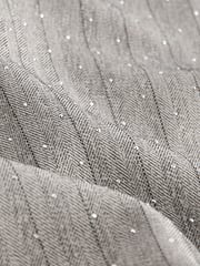 Grey Premium Pull On Diamonte Trousers - Image 6 of 6