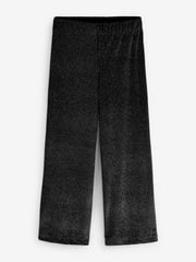 Black Sparkle Pinstripe Jersey Trousers - Image 5 of 6