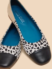 White Stuff Natural Loral Leather Ballet Pumps - Image 4 of 4