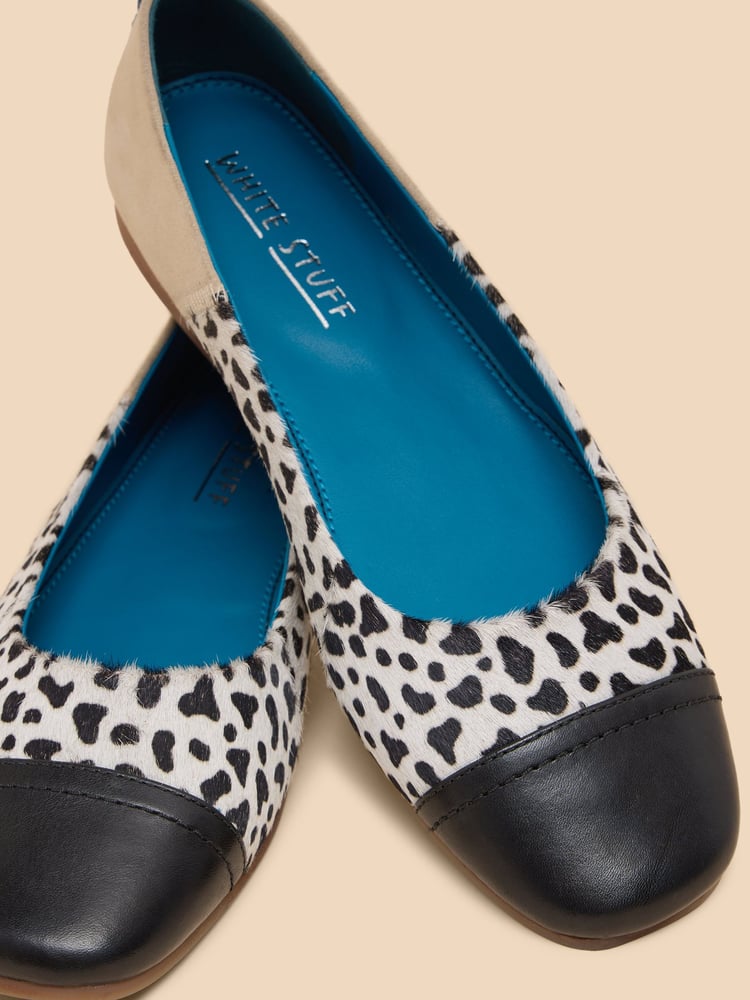 White Stuff Natural Loral Leather Ballet Pumps - Image 4 of 4