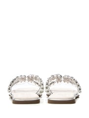 Moda in Pelle Natural Terra Jewelled H Band Perspex Sliders - Image 3 of 4
