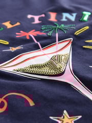 Tinsel Tini Christmas Short Sleeve 100% Cotton T-Shirt - Image 7 of 7