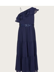 Ruby Ruffle Prom Dress - Image 1 of 3