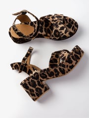Penelope Chilvers Leopard Print Azalea Sandals - Image 3 of 4