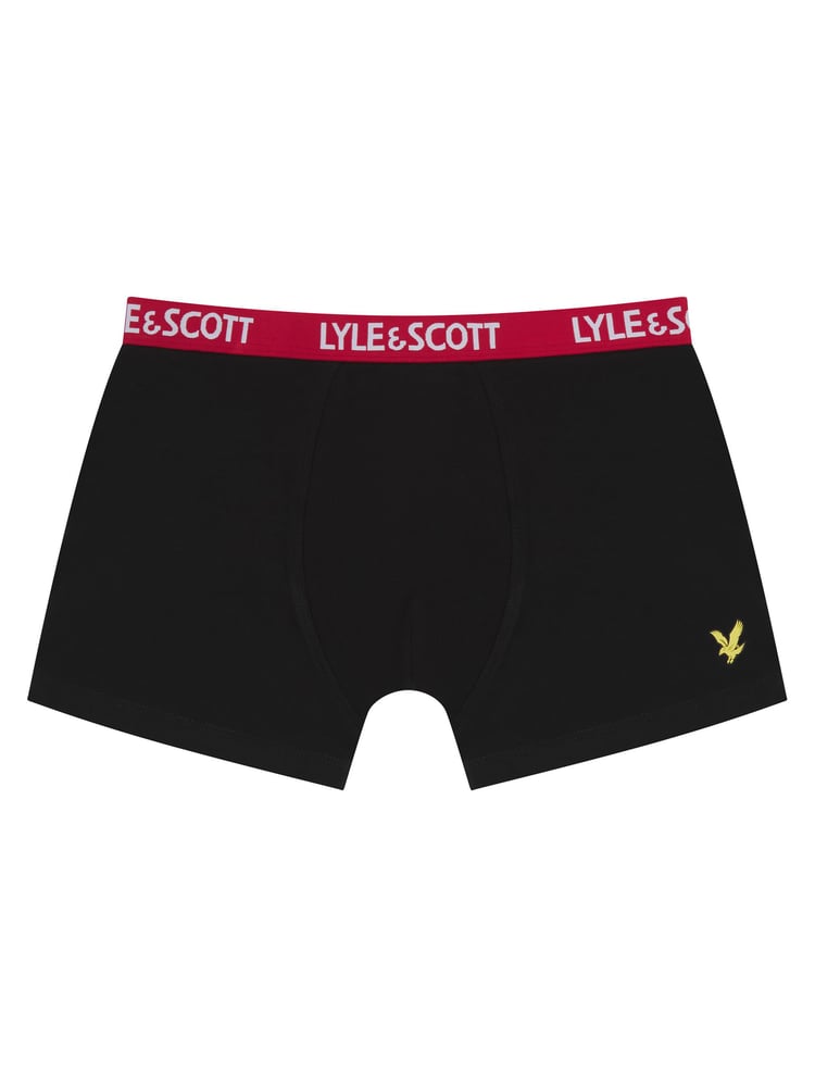 Lyle & Scott Black Underwear Boys Ned Trunks 5 Pack - Image 2 of 5