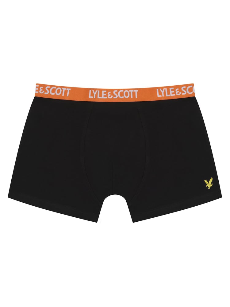 Lyle & Scott Black Underwear Boys Ned Trunks 5 Pack - Image 5 of 5