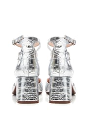 Moda in Pelle Daziah Square Toe Block Multi Strap Heels - Image 3 of 4
