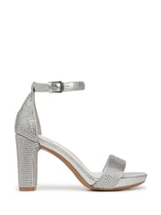 Naturalizer Silver Joy Glitz Sandals - Image 1 of 6
