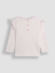 JoJo Maman Bébé Pink 2-Pack Frill Tops - Image 5 of 5