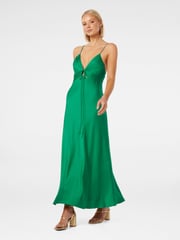 Forever New Green Cassia Satin Cutout Midi Dress - Image 3 of 4