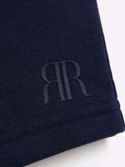 River Island Blue Boys 100% Cotton Shorts 2 Pack - Image 3 of 4