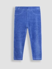 JoJo Maman Bébé Pink & Blue 2-Pack Jersey Cord Jeggings - Image 4 of 5