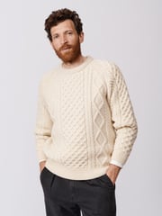 Aubin Aran Wool Jumper - Bild 1 von 6