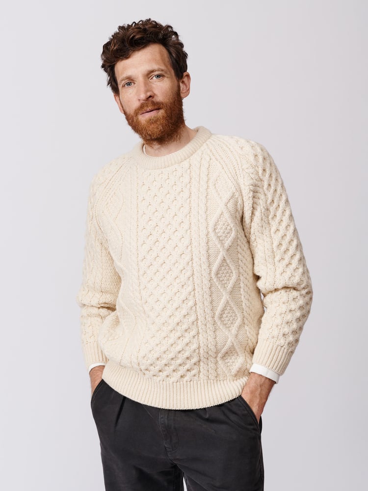 Aubin Aran Wool Jumper - Bild 1 von 6