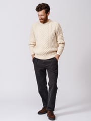 Aubin Aran Wool Jumper - Bild 3 von 6
