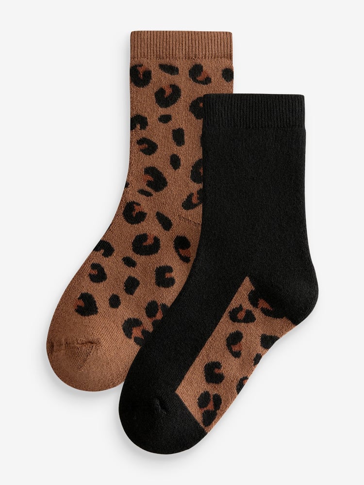 Leopard 2 Pack Thermal Boot Socks - Image 1 of 3