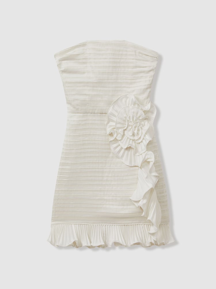 Amur Strapless Ruffle Mini Dress - Image 2 of 6