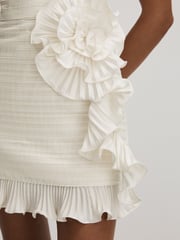 Amur Strapless Ruffle Mini Dress - Image 3 of 6
