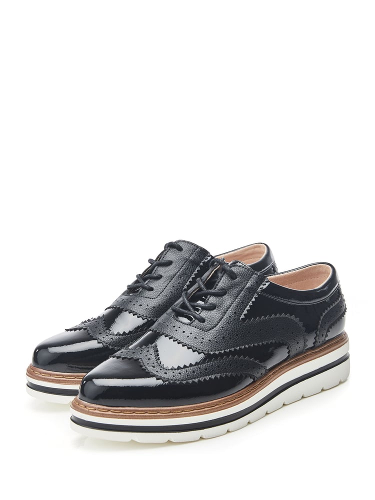 Moda in Pelle Gennisiss Lace-Up Brogue Detailed Shoes - Image 2 of 4