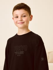 Neutral/Black Woven Check Pyjamas 3 Pack (3-16yrs) - Image 5 of 15