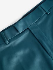 Blue EDIT Satin Trousers - Image 7 of 9