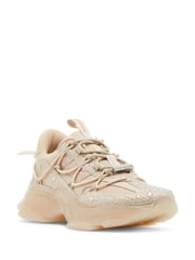 Steve Madden Magneto-R-E Nude Trainers - Image 2 of 6